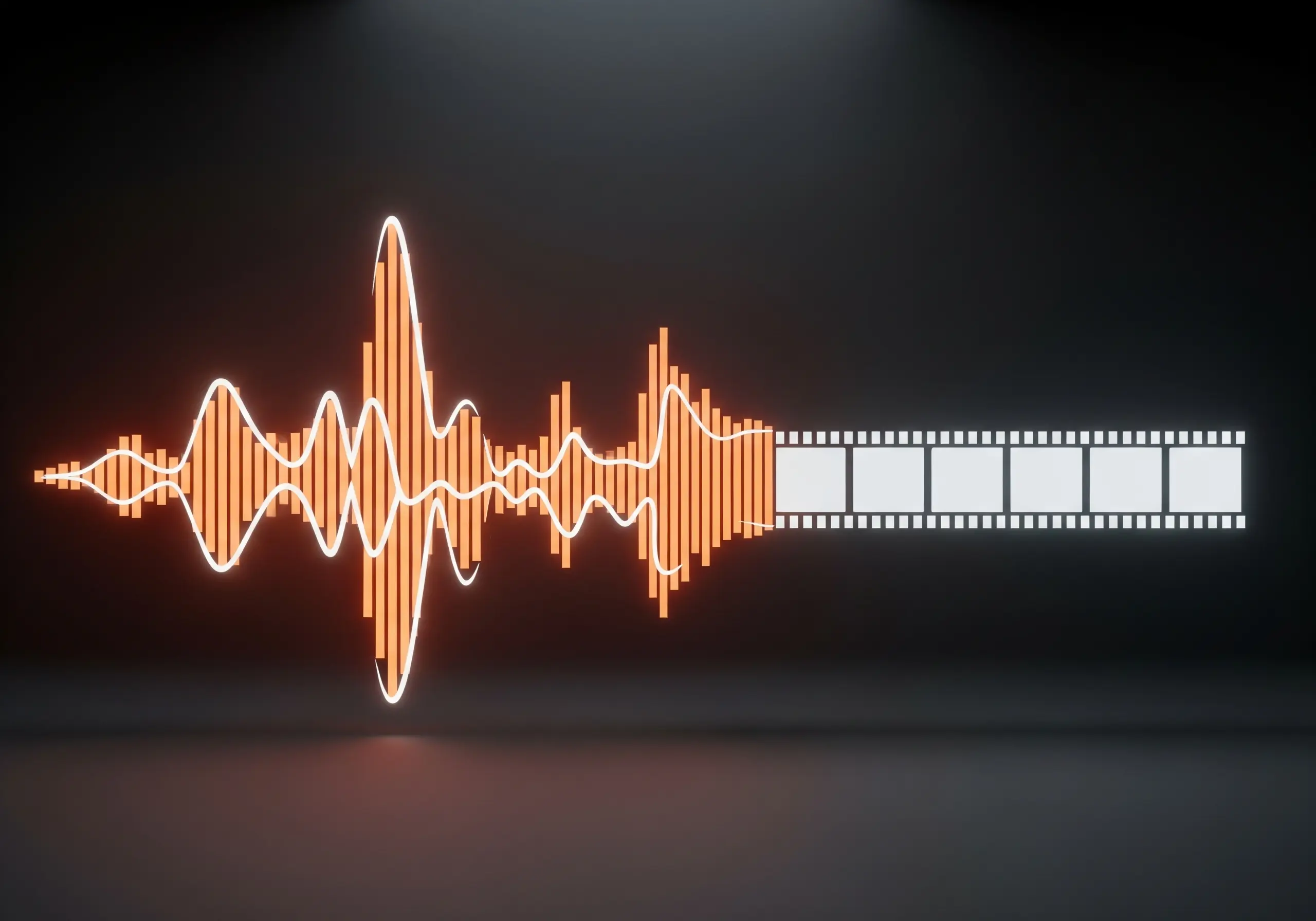 Podcast and audio repurposing abstract illustration